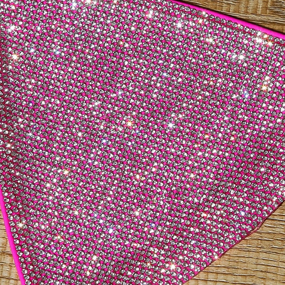 NEW Rhinestone Bikini Sparkling Bling Swarovski Crystal Swimsuit Beachwear White - Picture 10 of 11